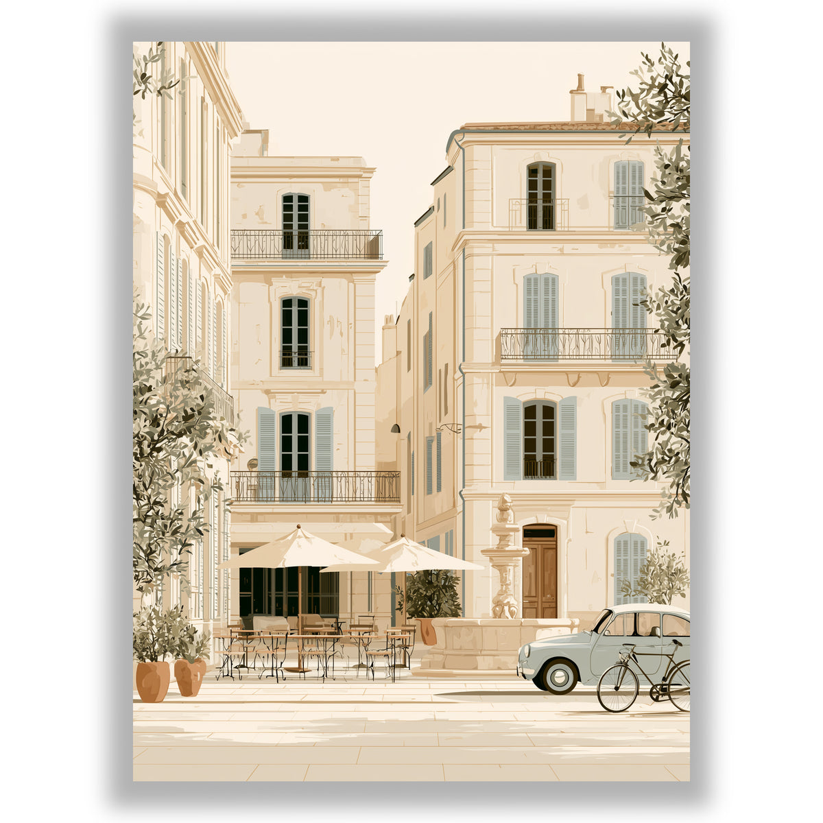 European Summer - Village Square