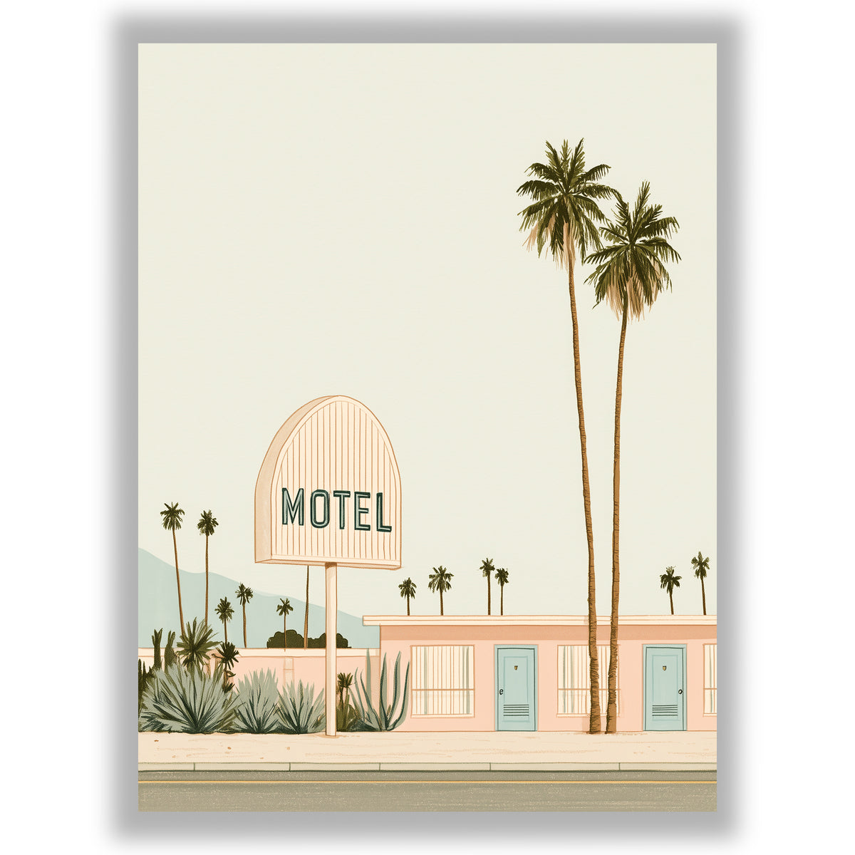 Motel Americana - Motel Sign