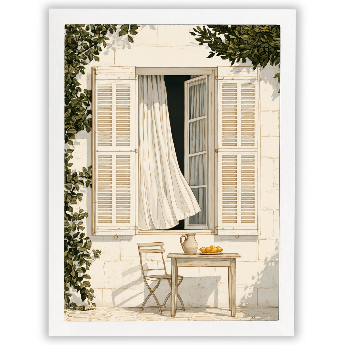 Mediterranean Days - Lemon Courtyard