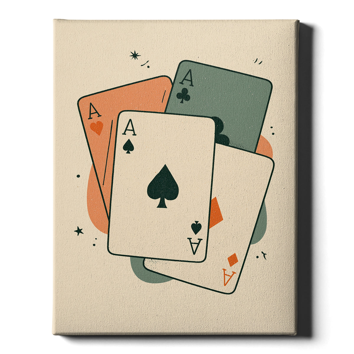 Retro Social - Lucky Aces