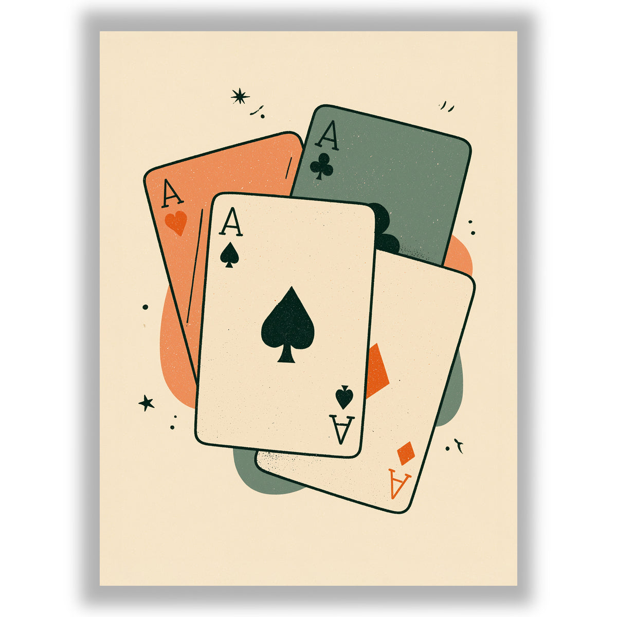 Retro Social - Lucky Aces