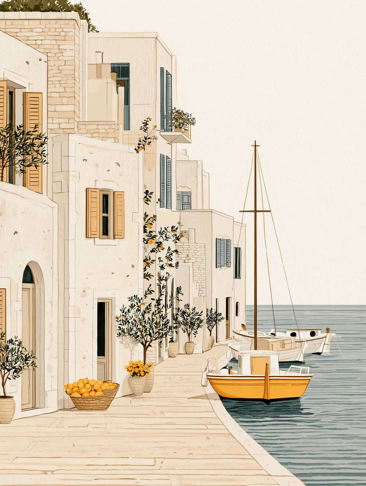 Mediterranean Days - Fishing Village