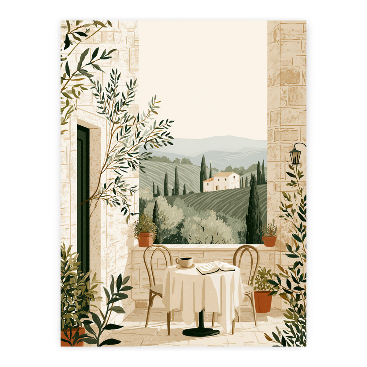Tuscan Days - Morning Coffee