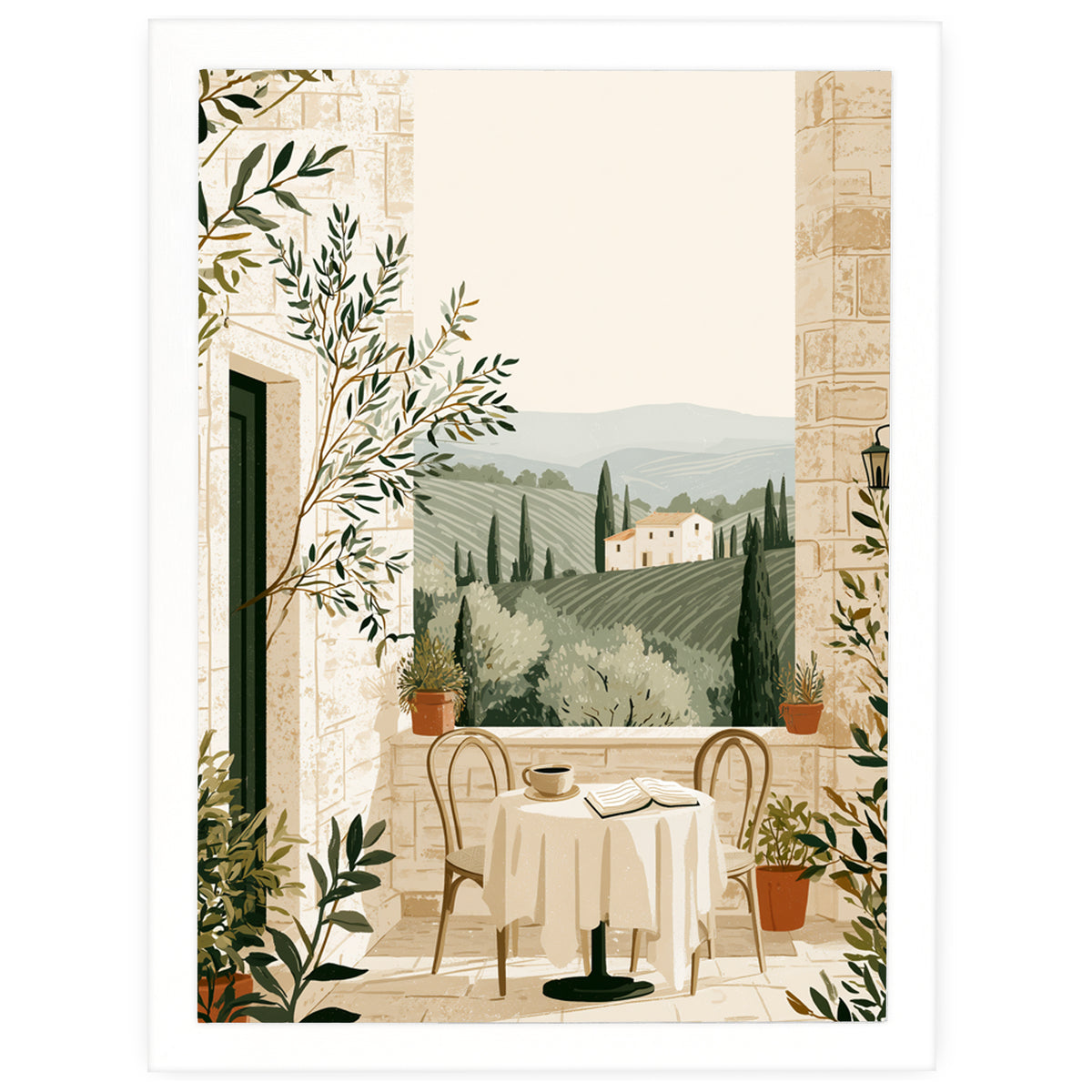 Tuscan Days - Morning Coffee