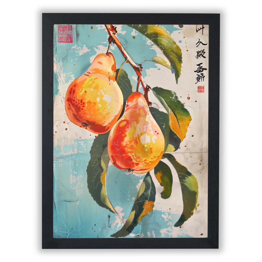 Painted Fruit – Golden Pears - Small - Unframed