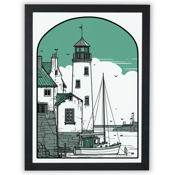 Coastal Town - Harbour Light