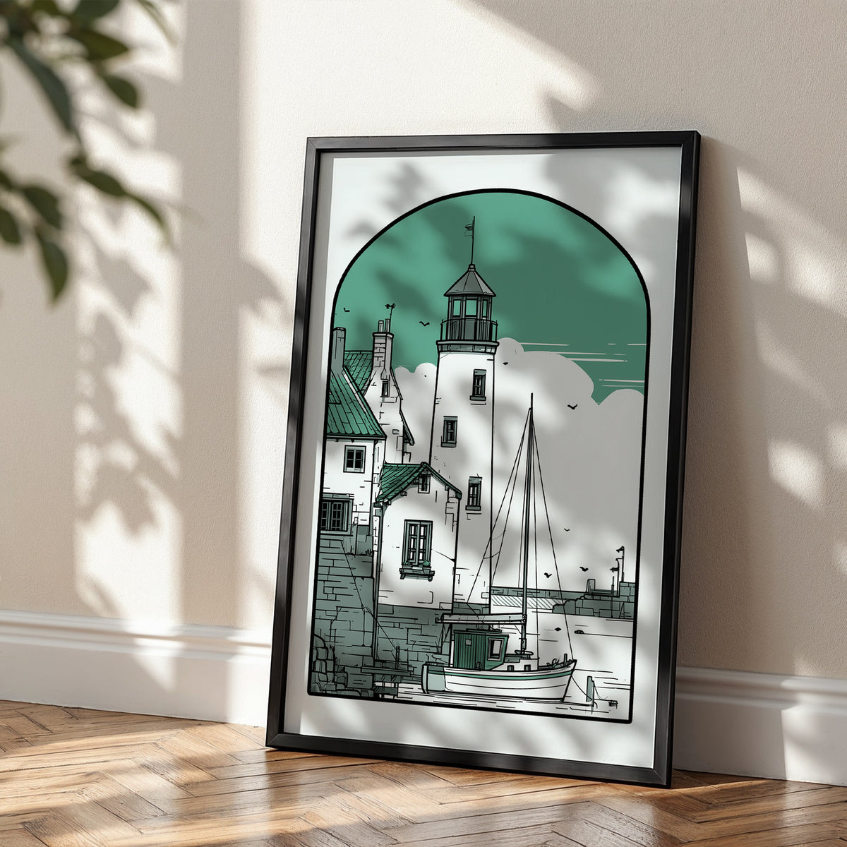 Coastal Town - Harbour Light