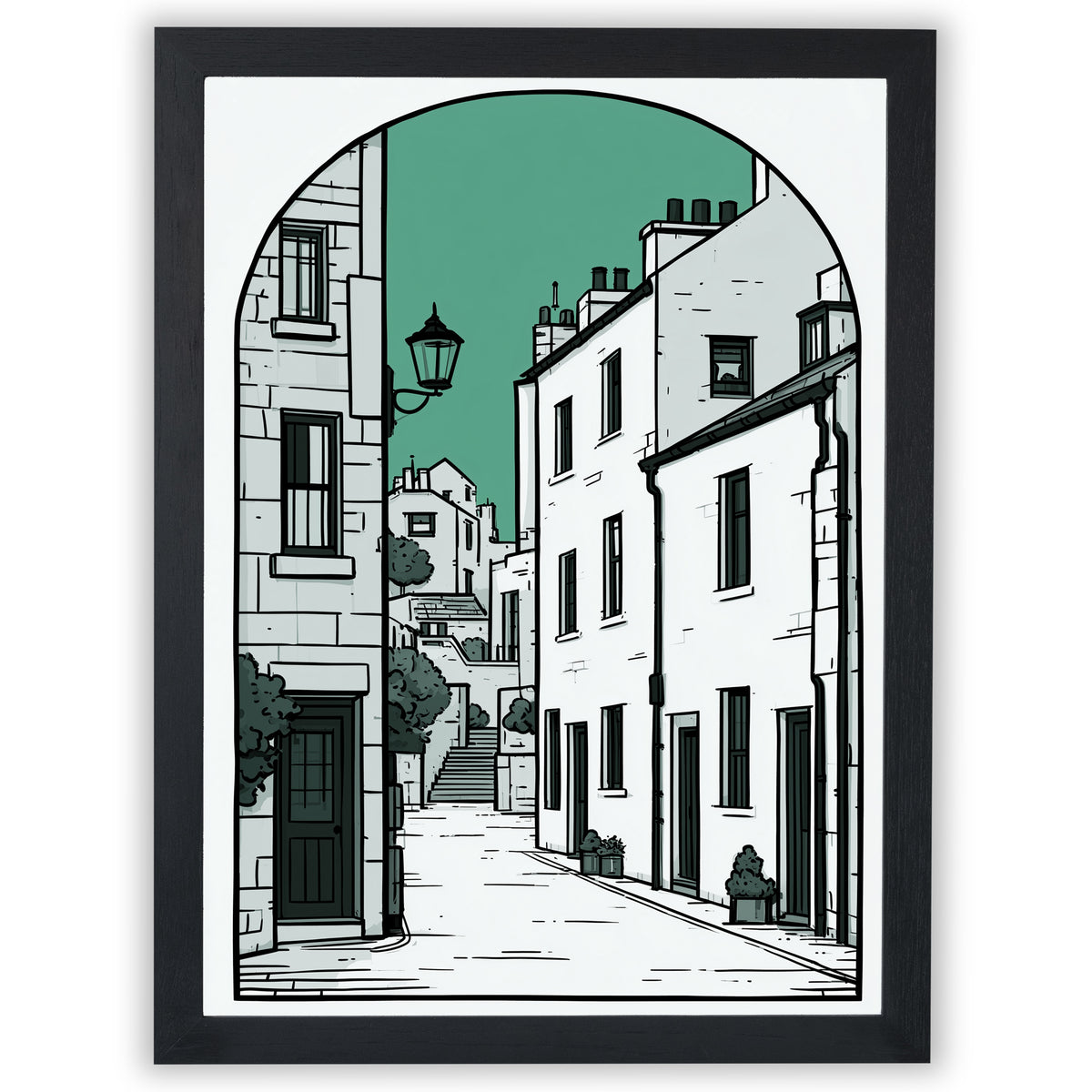Coastal Town - Quiet Street