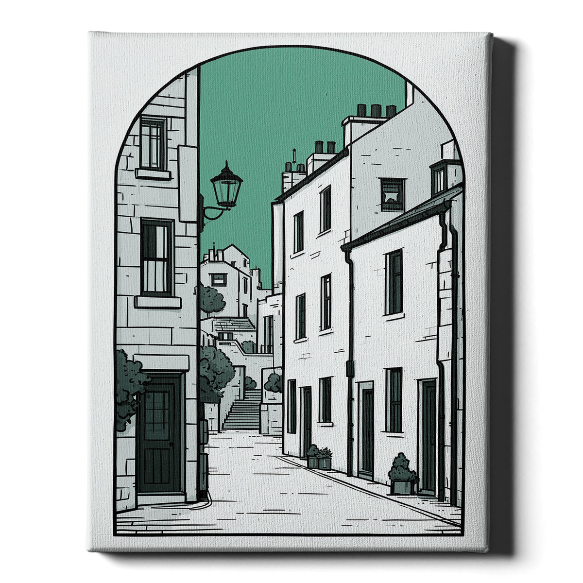 Coastal Town - Quiet Street