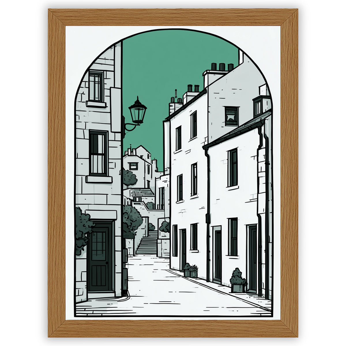 Coastal Town - Quiet Street