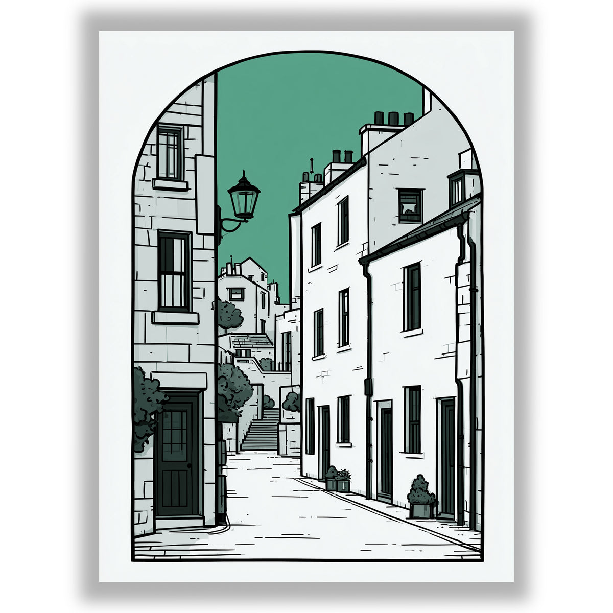Coastal Town - Quiet Street