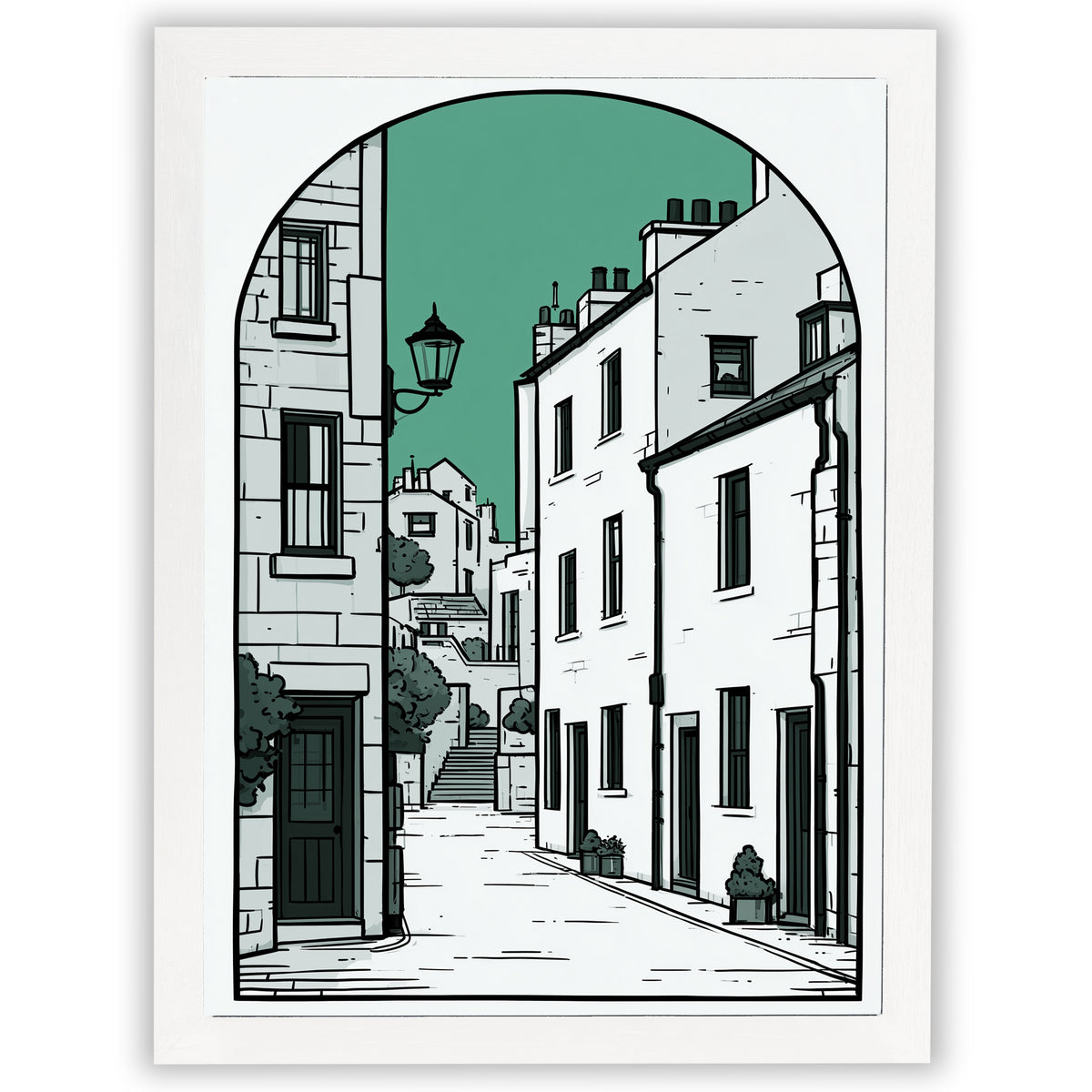 Coastal Town - Quiet Street