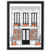 Ink & Orange – The Bookshop | Home Library Print