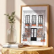 Ink & Orange – The Bookshop | Home Library Print
