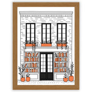 Ink & Orange – The Bookshop | Home Library Print