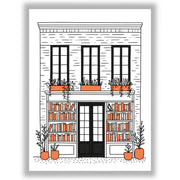Ink & Orange – The Bookshop | Home Library Print