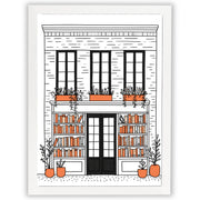 Ink & Orange – The Bookshop | Home Library Print