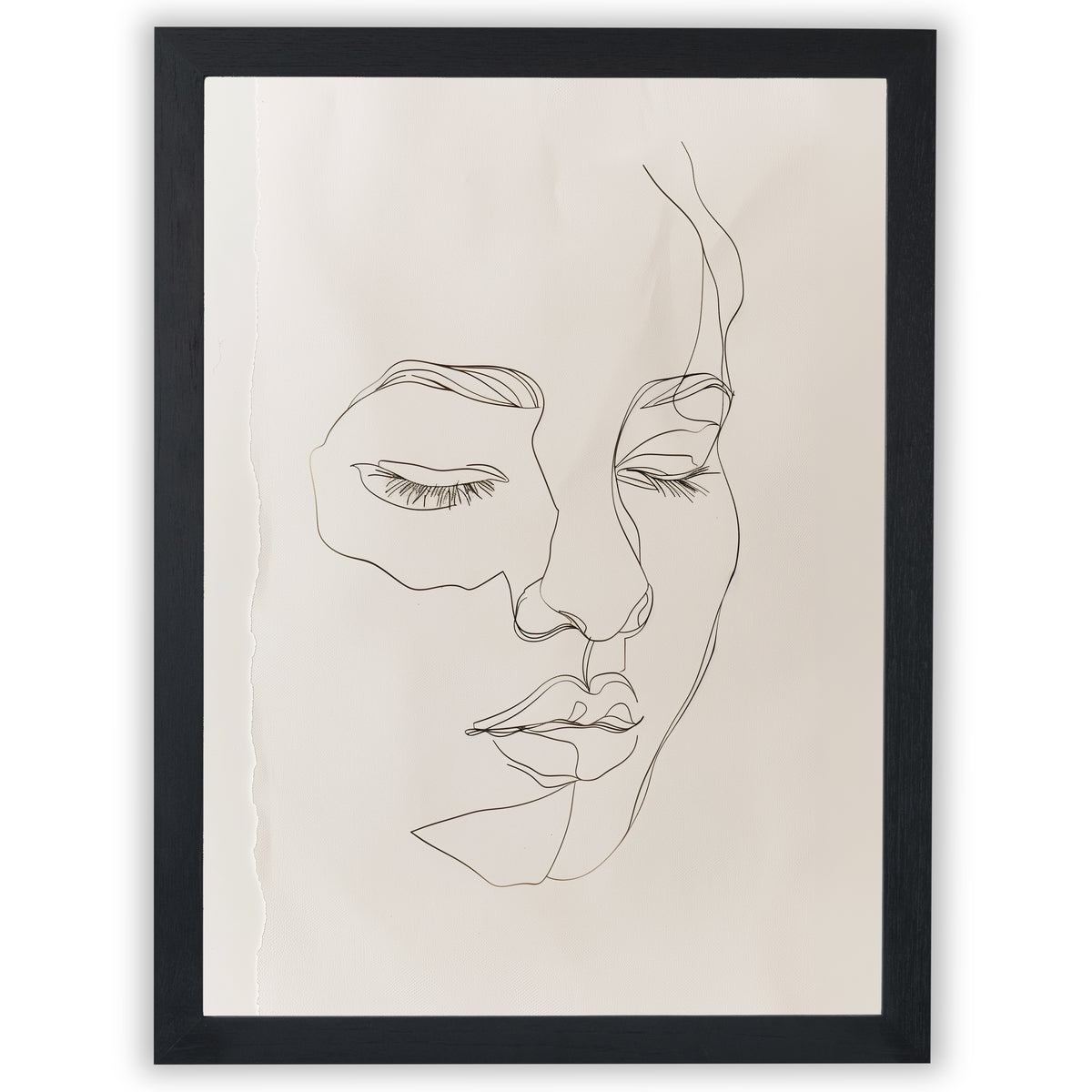 Minimal Muse – Quiet Reflection | Minimalist Line Art Print