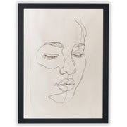 Minimal Muse – Quiet Reflection | Minimalist Line Art Print