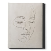 Minimal Muse – Quiet Reflection | Minimalist Line Art Print