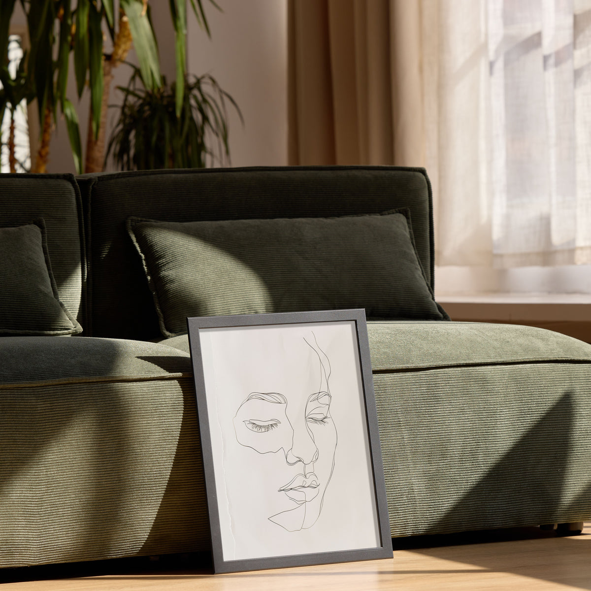 Minimal Muse – Quiet Reflection | Minimalist Line Art Print