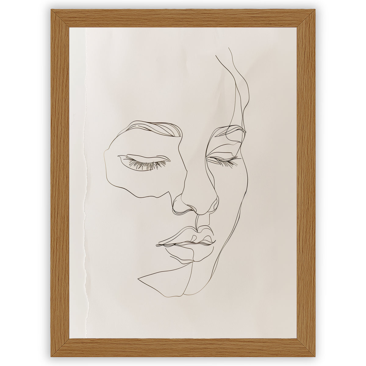Minimal Muse – Quiet Reflection | Minimalist Line Art Print