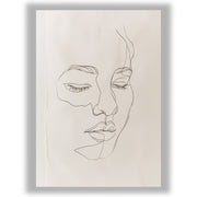 Minimal Muse – Quiet Reflection | Minimalist Line Art Print