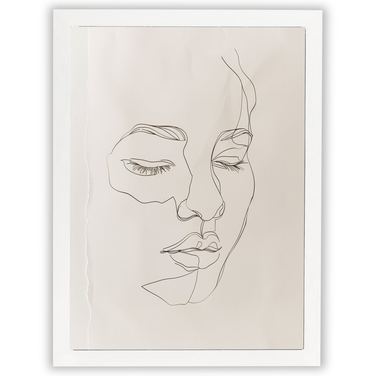 Minimal Muse – Quiet Reflection | Minimalist Line Art Print