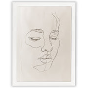 Minimal Muse – Quiet Reflection | Minimalist Line Art Print