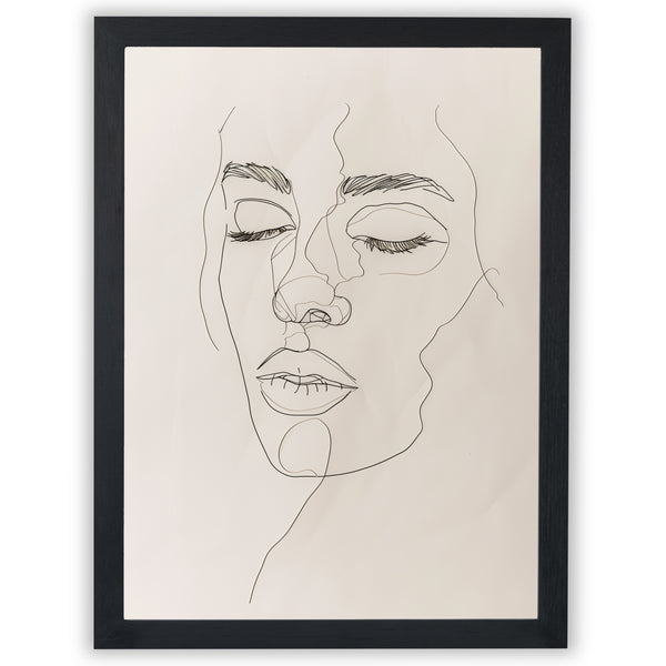 Minimal Muse – Inner Calm | Minimalist Line Art Print