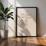 Minimal Muse – Inner Calm | Minimalist Line Art Print