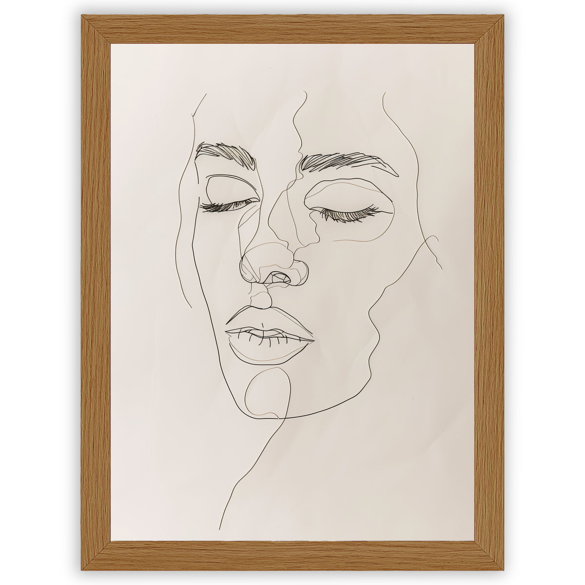 Minimal Muse – Inner Calm | Minimalist Line Art Print
