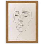 Minimal Muse – Inner Calm | Minimalist Line Art Print