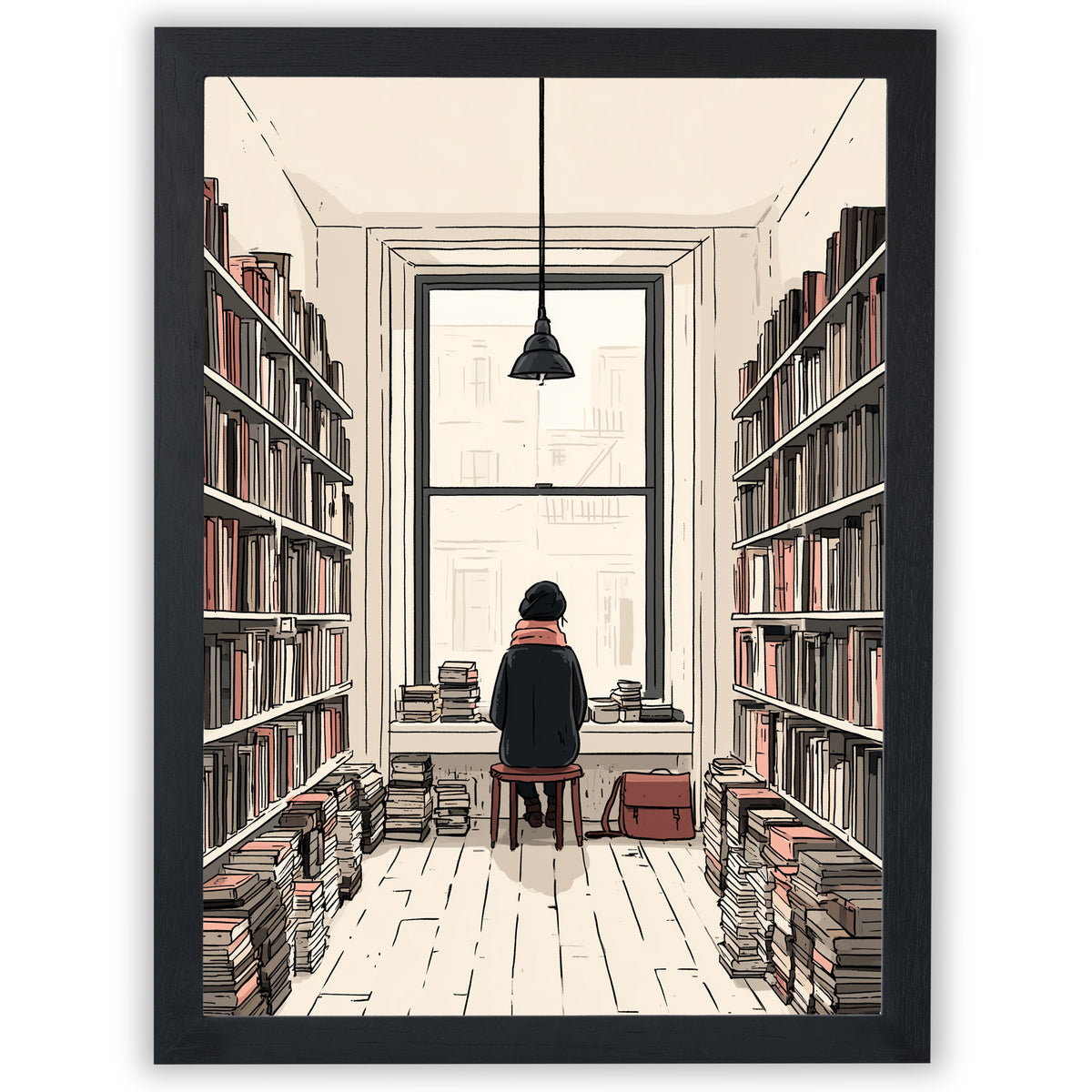 Between the Shelves – Window Seat