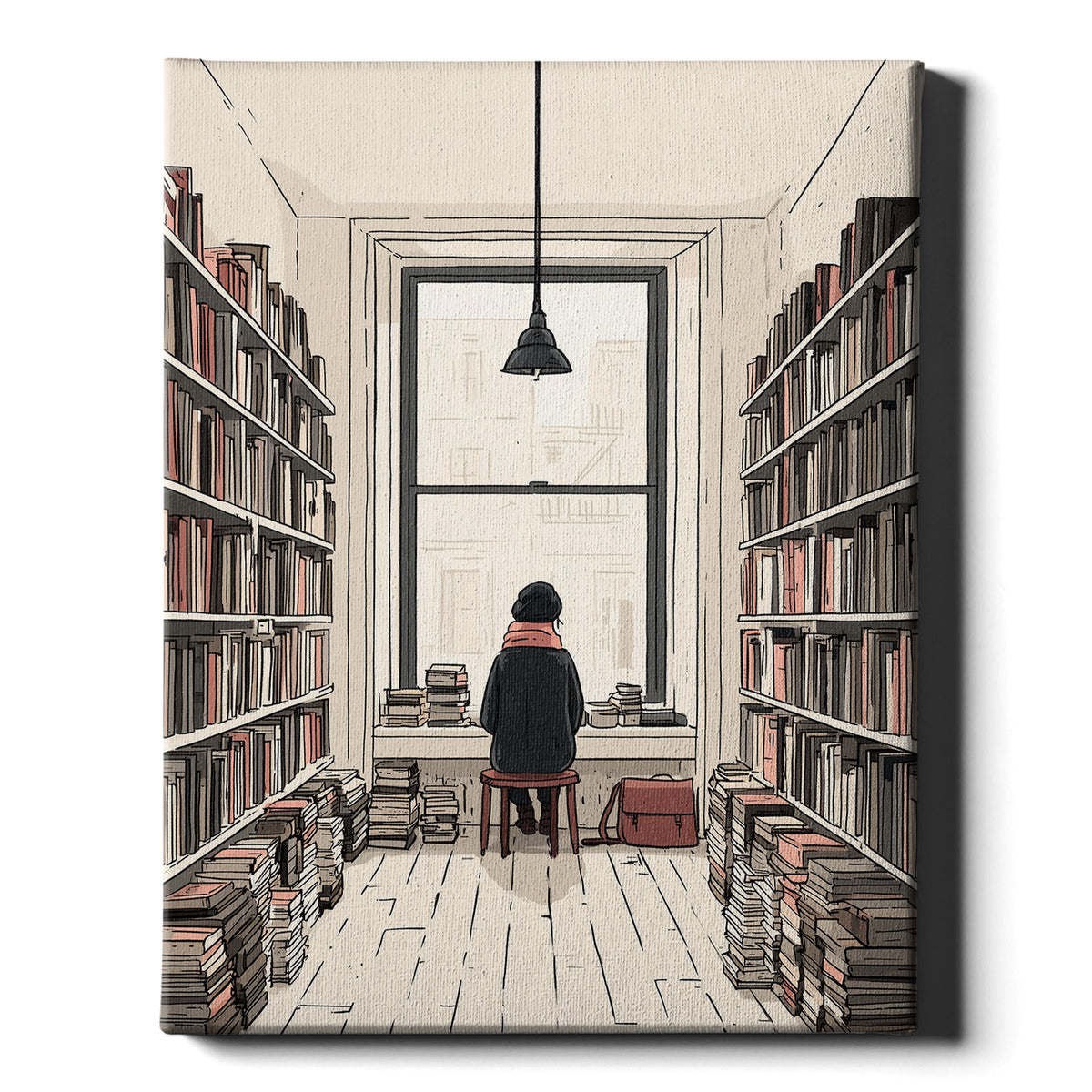 Between the Shelves – Window Seat