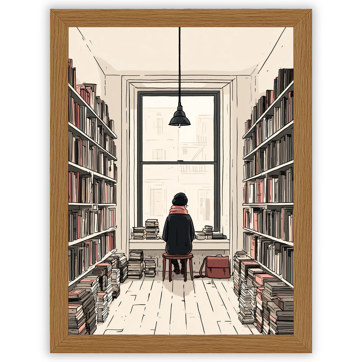 Between the Shelves – Window Seat