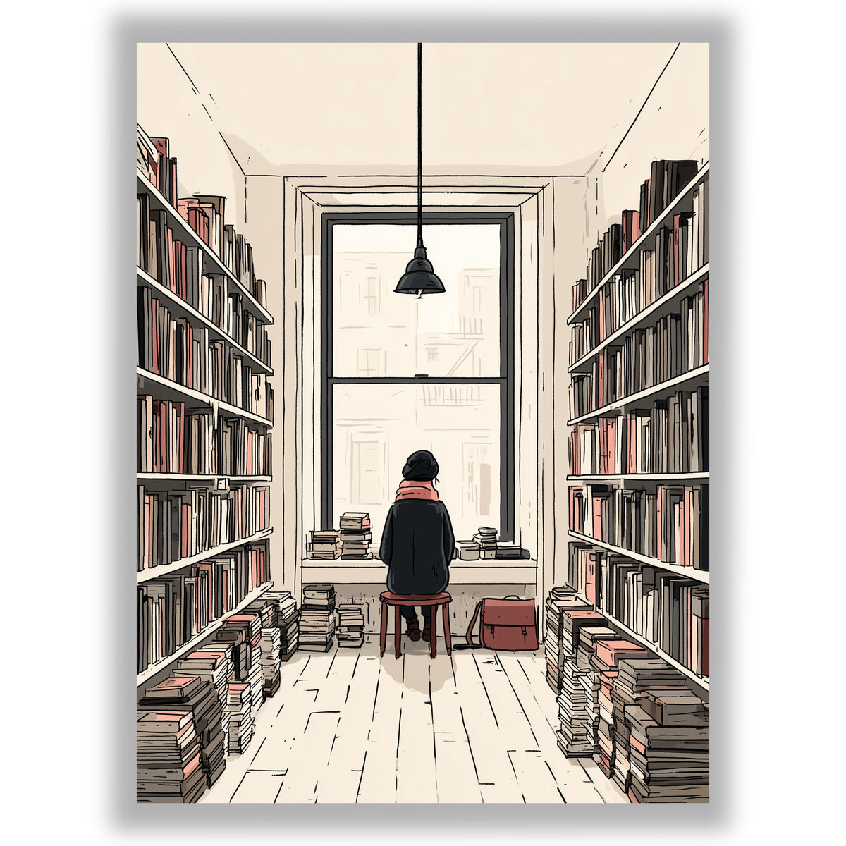 Between the Shelves – Window Seat