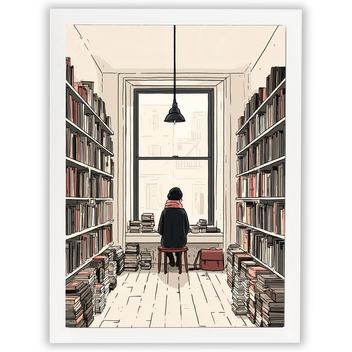 Between the Shelves – Window Seat