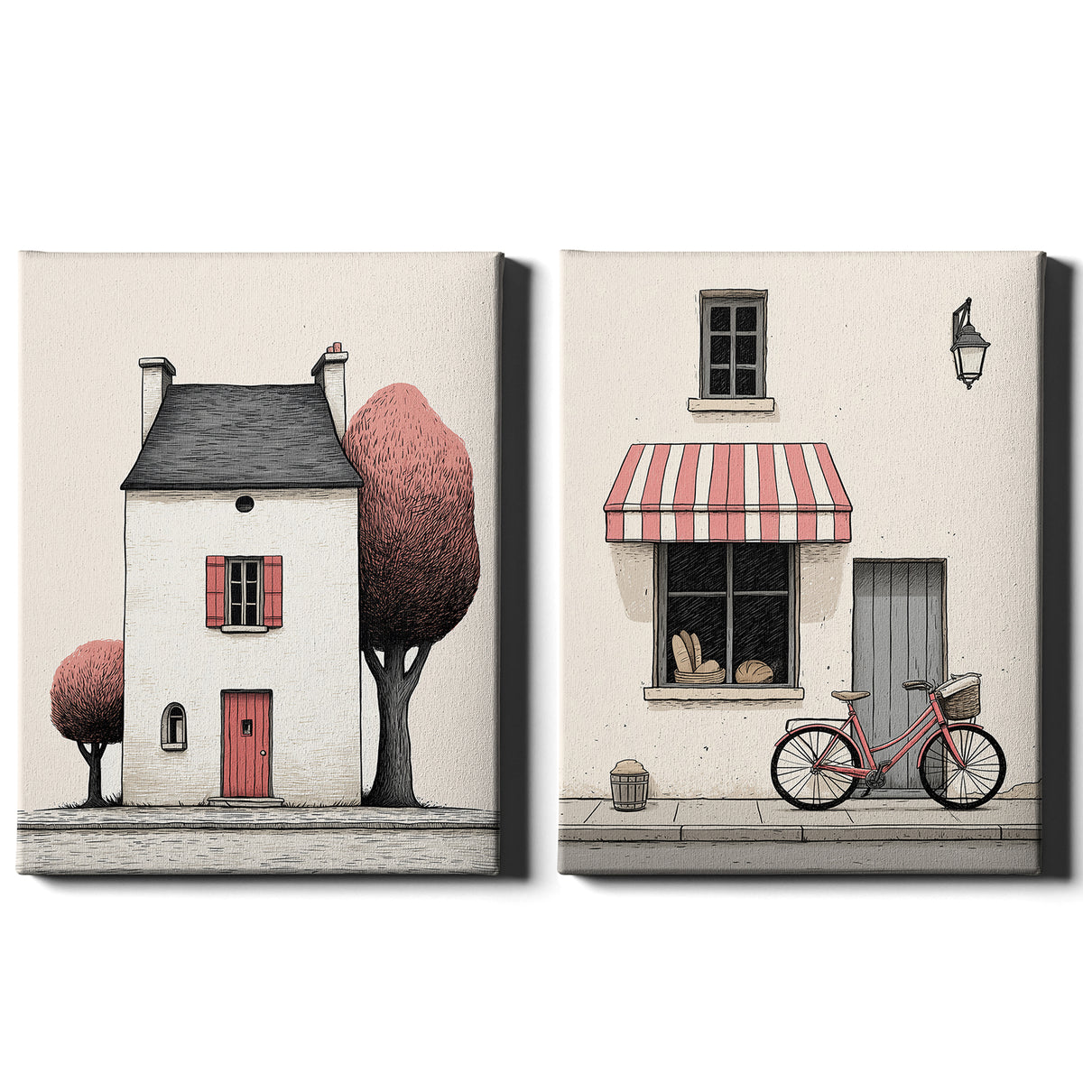 Quiet Corners | Set of 2 Illustrated Prints