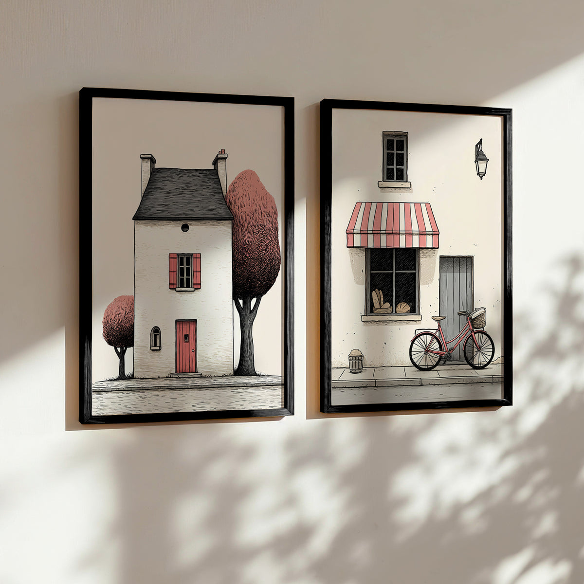 Quiet Corners | Set of 2 Illustrated Prints