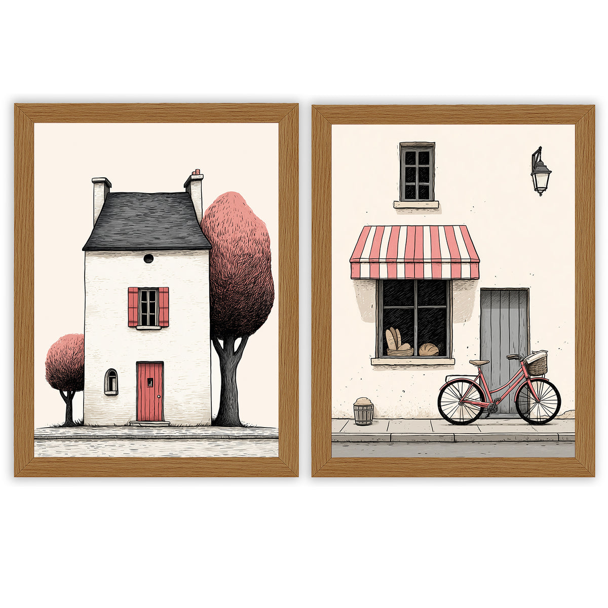 Quiet Corners | Set of 2 Illustrated Prints