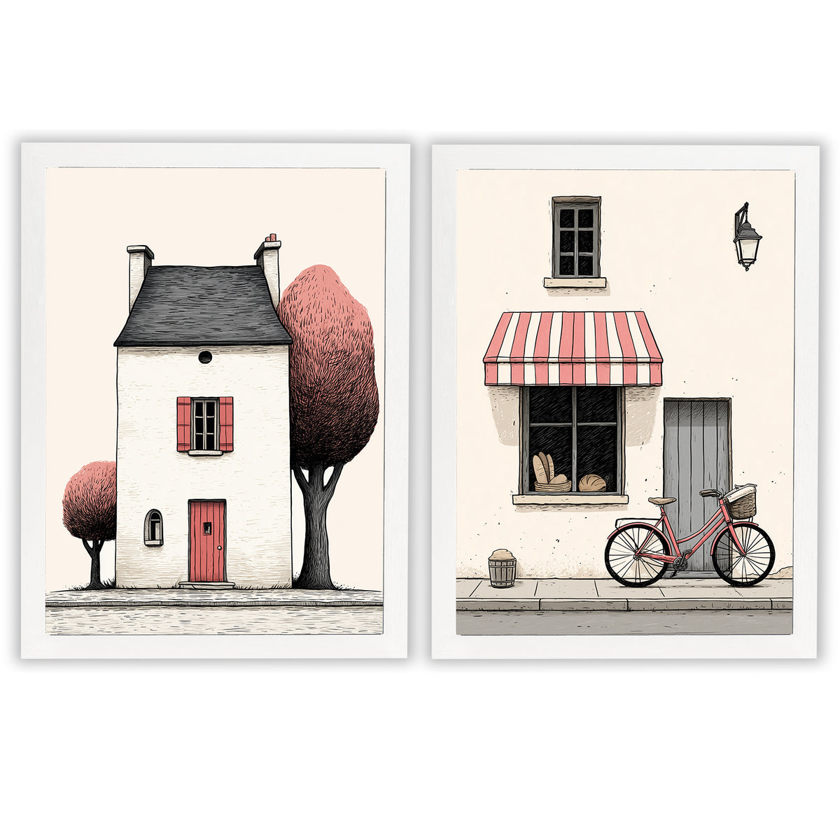 Quiet Corners | Set of 2 Illustrated Prints