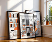 Ink & Orange | Set of 3 Illustration Prints