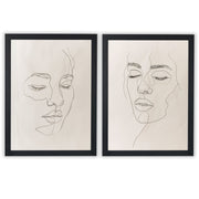 Minimal Muse | Set of 2 Line Art Prints