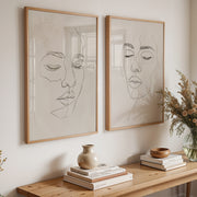 Minimal Muse | Set of 2 Line Art Prints