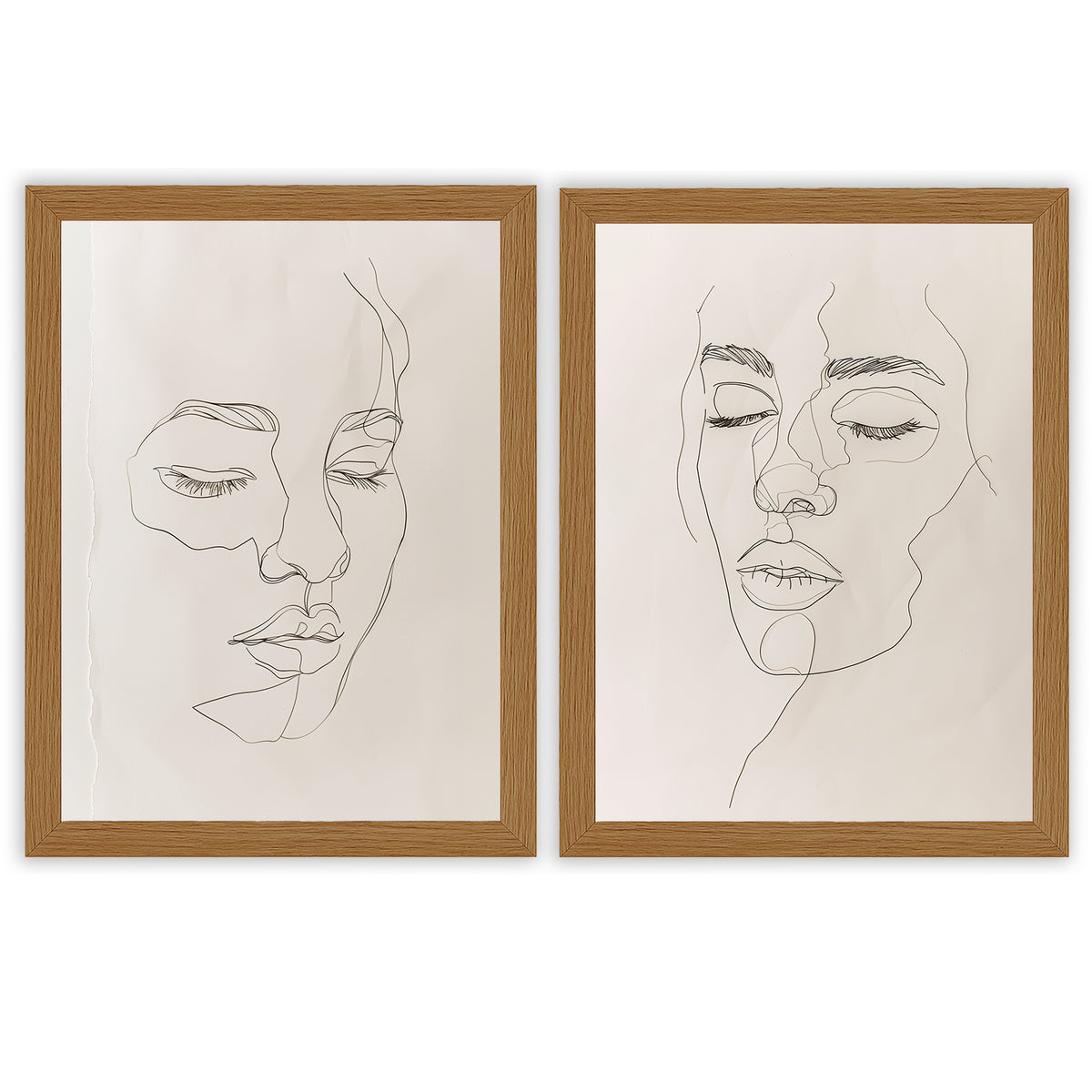 Minimal Muse | Set of 2 Line Art Prints