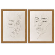 Minimal Muse | Set of 2 Line Art Prints