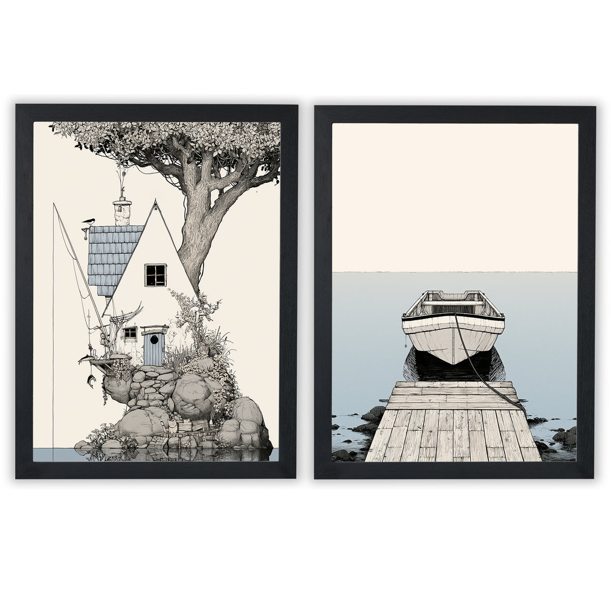 Tidal Stories | Set of 2 Coastal Prints