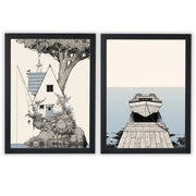 Tidal Stories | Set of 2 Coastal Prints