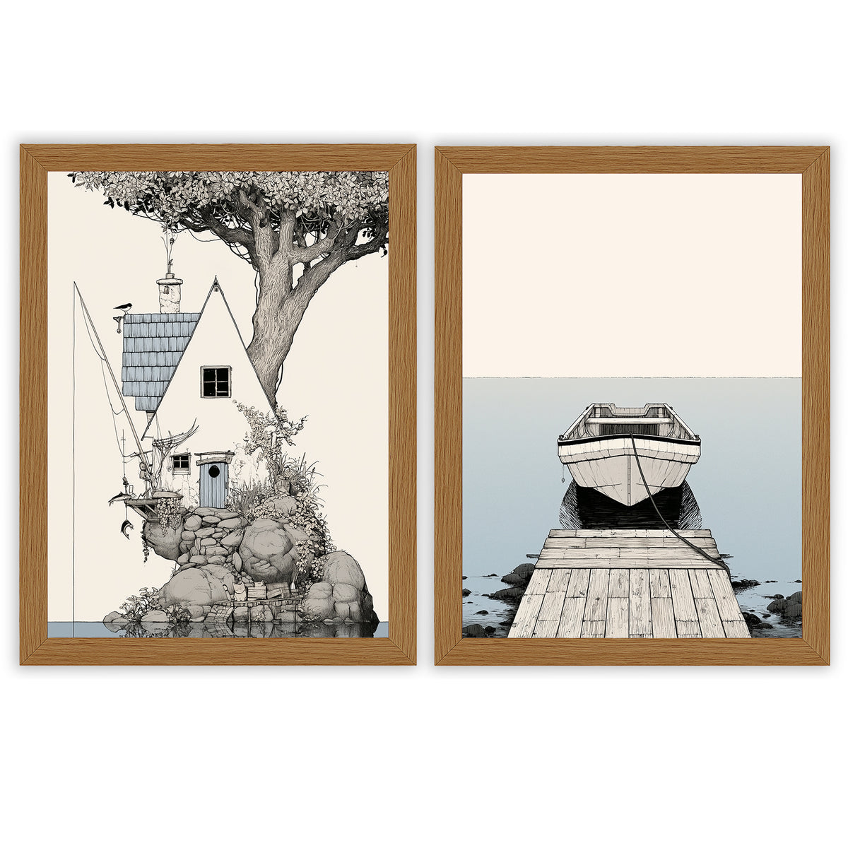 Tidal Stories | Set of 2 Coastal Prints